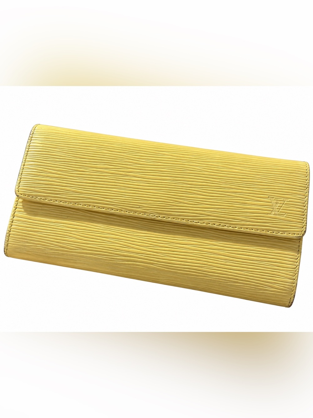 Louis Vuitton Porte Trèsor International Wallet - Tassil Yellow - Epi Leather